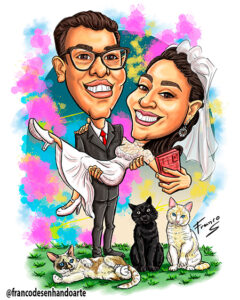 Caricaturas para casamentos